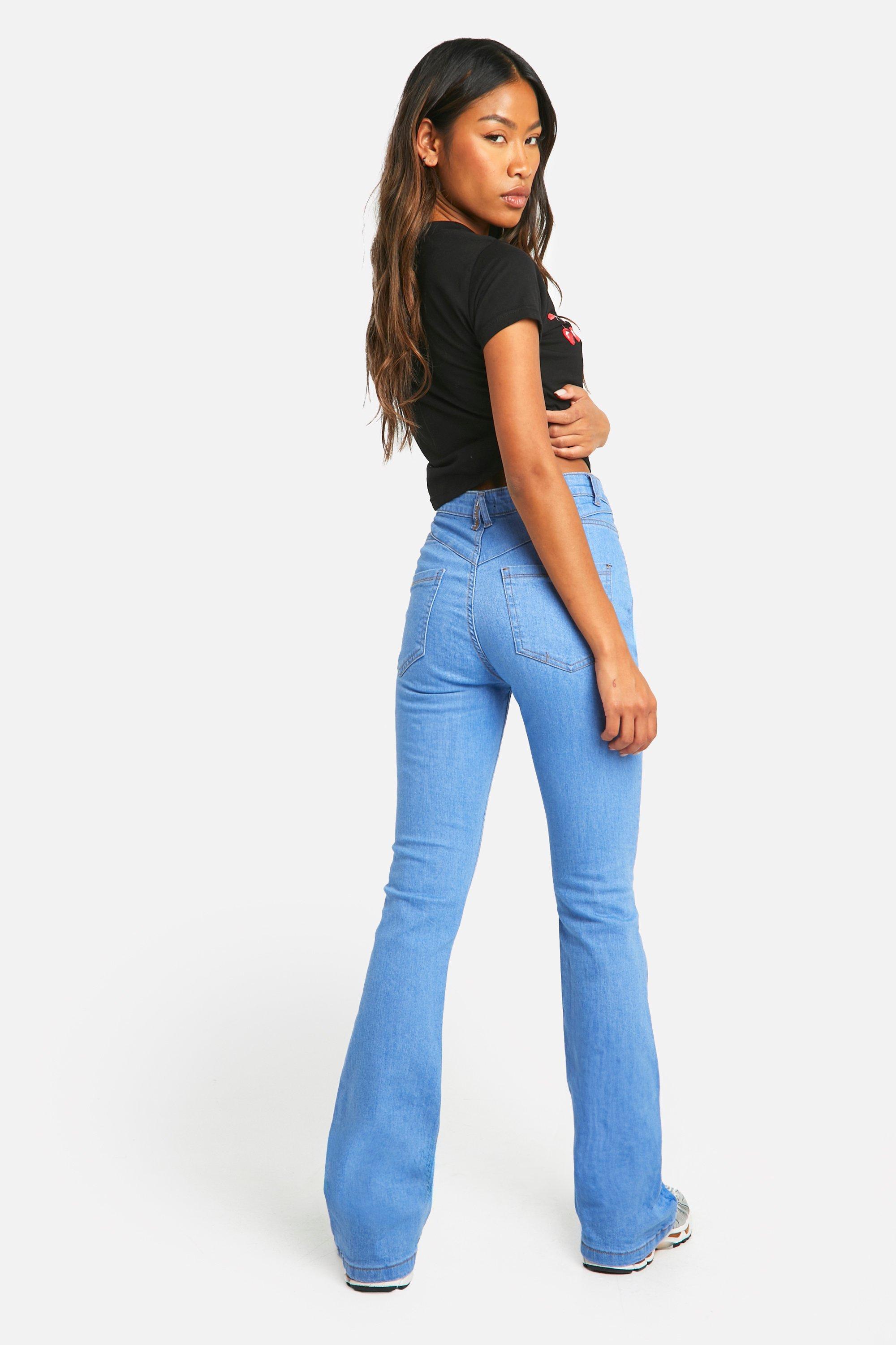 Jeans push up taille haute sale